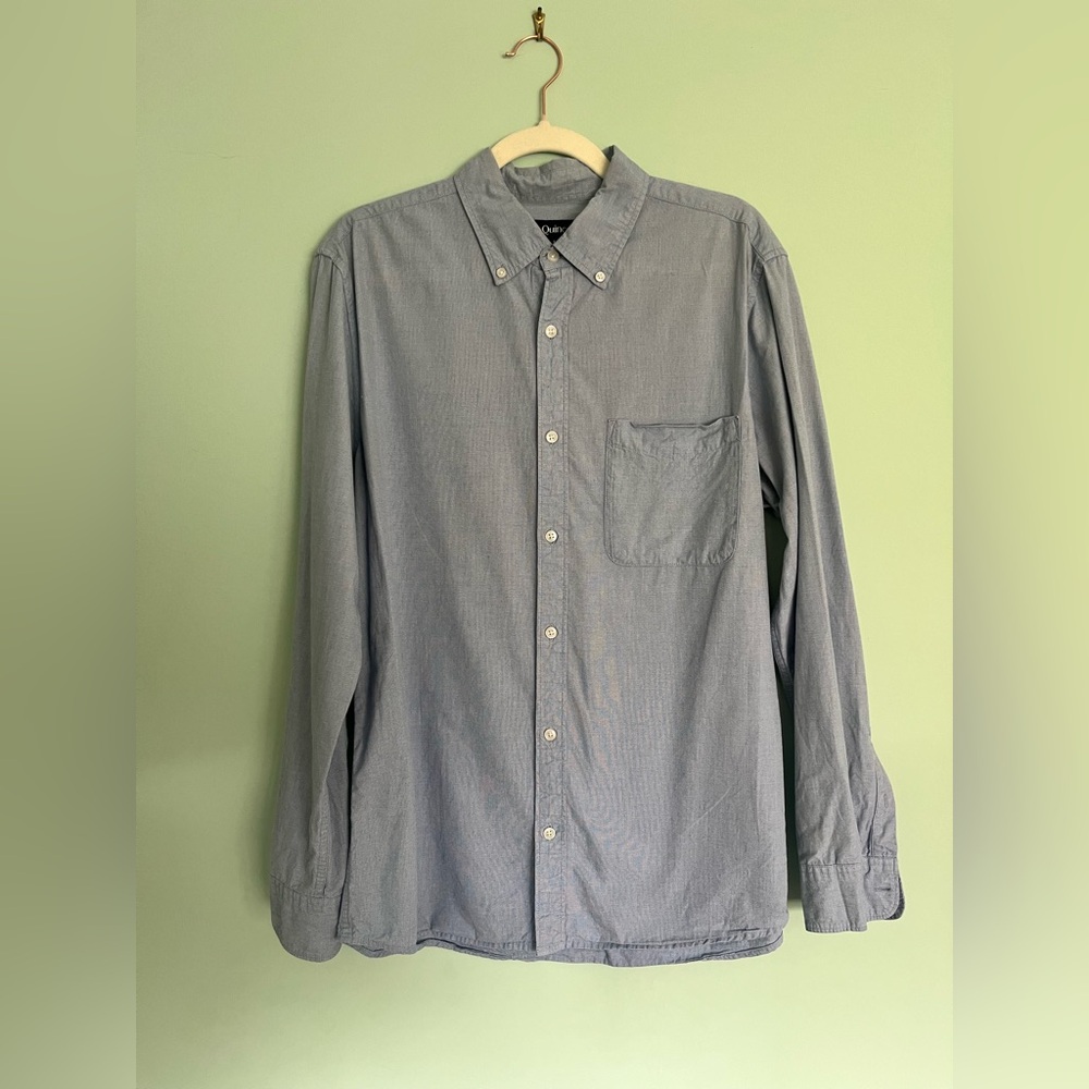 Quince Carbon Wash Micro Dobbie Shirt